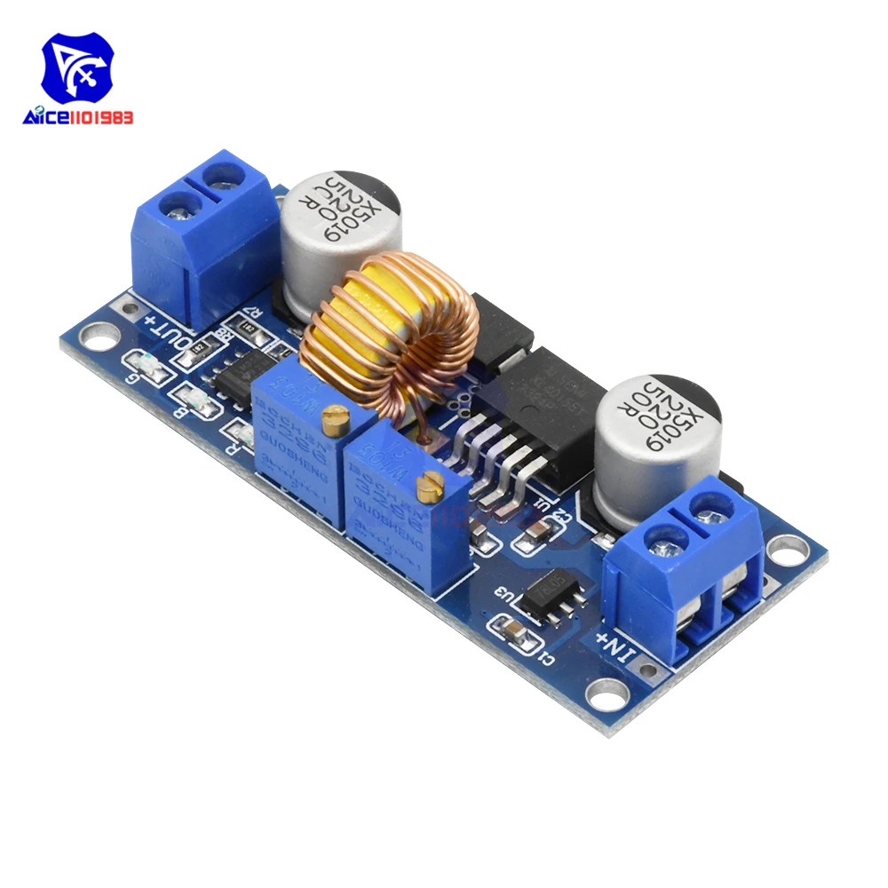 XL4015E1 5A DC-DC Buck Step-down Module Step-down Circuit DC To DC Voltage Step Up Down-converter Voltage And Current Regulator