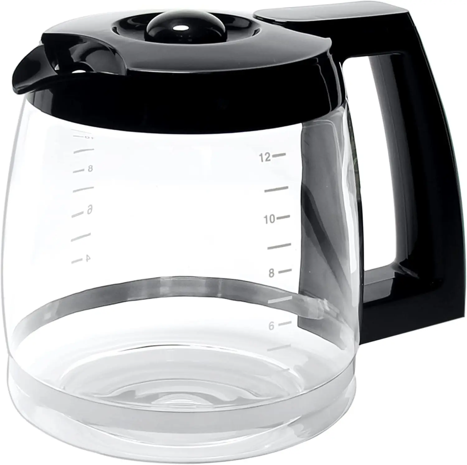 

Сменный графин для кофеварки на 12 чашек, совместимый с кофеваркой Cuisinart SS-12, SS-15, SS-16, DCC-1100BK, DCC-1200