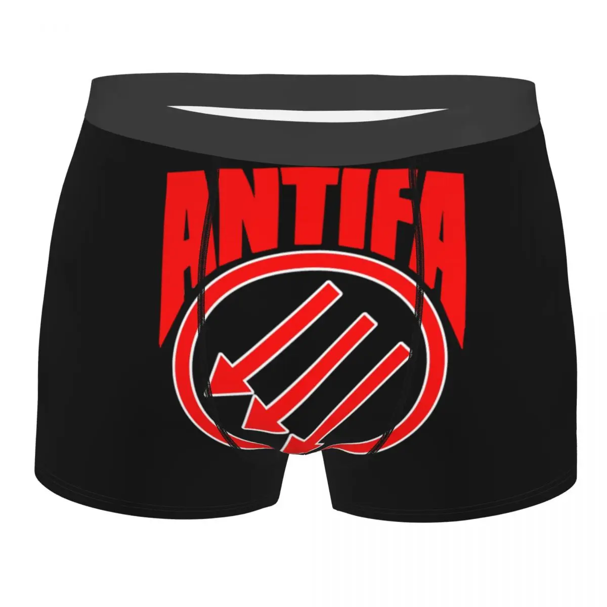 

Antifaschistische Aktion Antifa Boxer Shorts Men 3D Printed Male Breathbale Underwear Panties Briefs