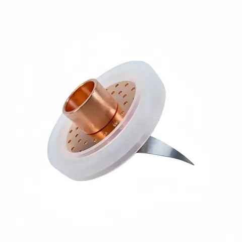 2" Red Copper Bubble Plate Suit With Double Card Slot Silicone Gasket For 2" Glass Column. Home Distillation