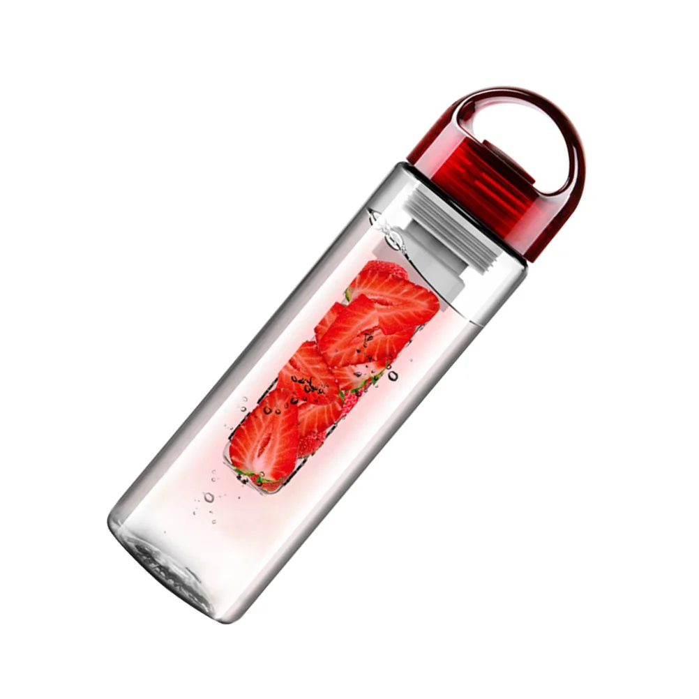 

750ml Leakproof Fruit Juice Water Bottle with Food Grade As Lid for Sports Gym Travel Outdoors Hiking Camping Water Bottle