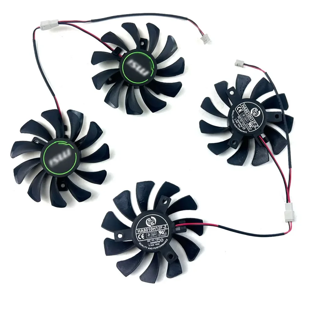 NEW Cooling Fan for MSI GTX 1650 SUPER VENTUS XS Card Graphics Fans 75MM 2pin HA8010H12F-Z