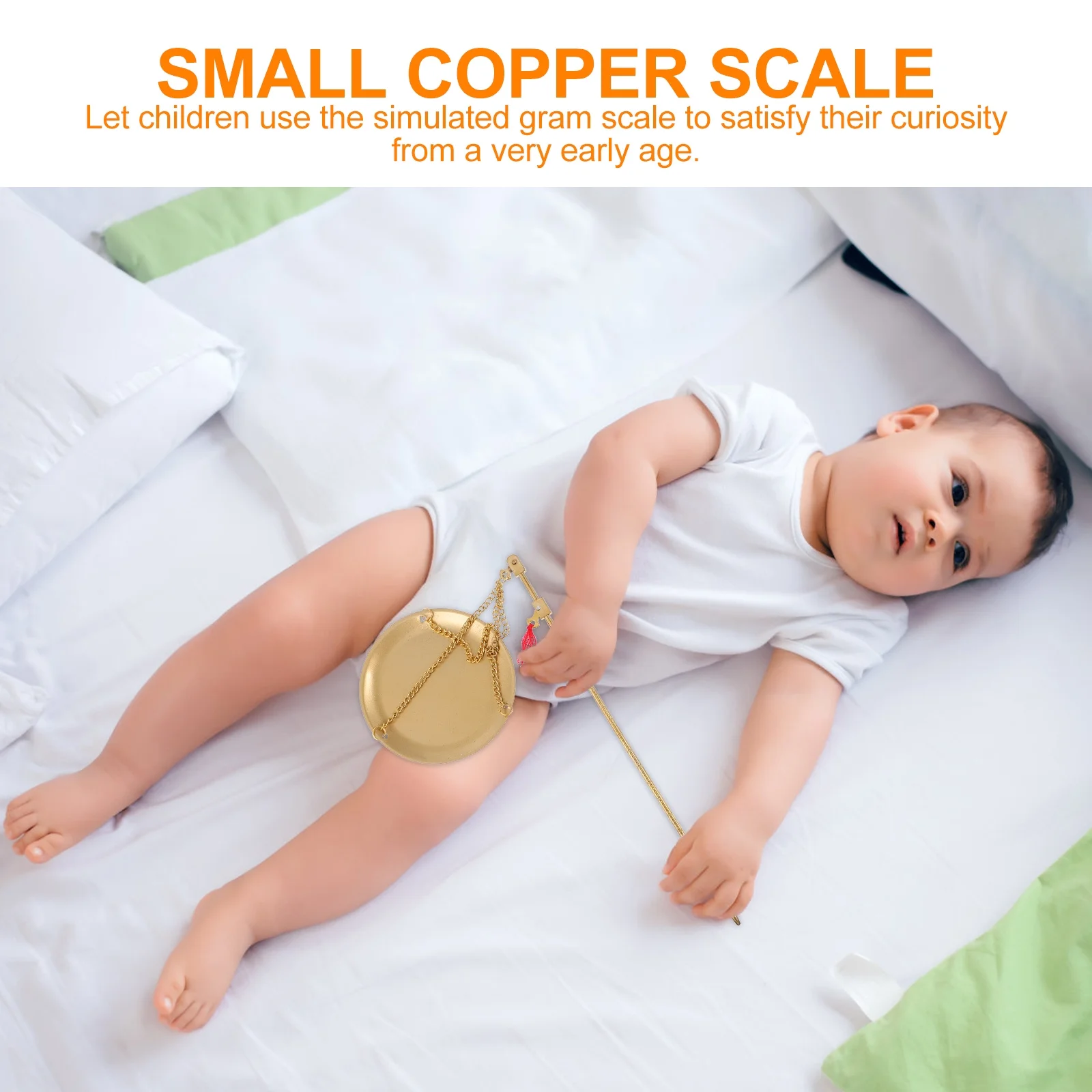 

Traditional Chinese Medicine Scale One-Year-Old Catch Toy Scale With Round Plate Gram Small Scale