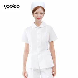 Unisex nursing clothes beauty salon medical work clothes two-piece set of doctor dentist work clothes clinical tops and pants