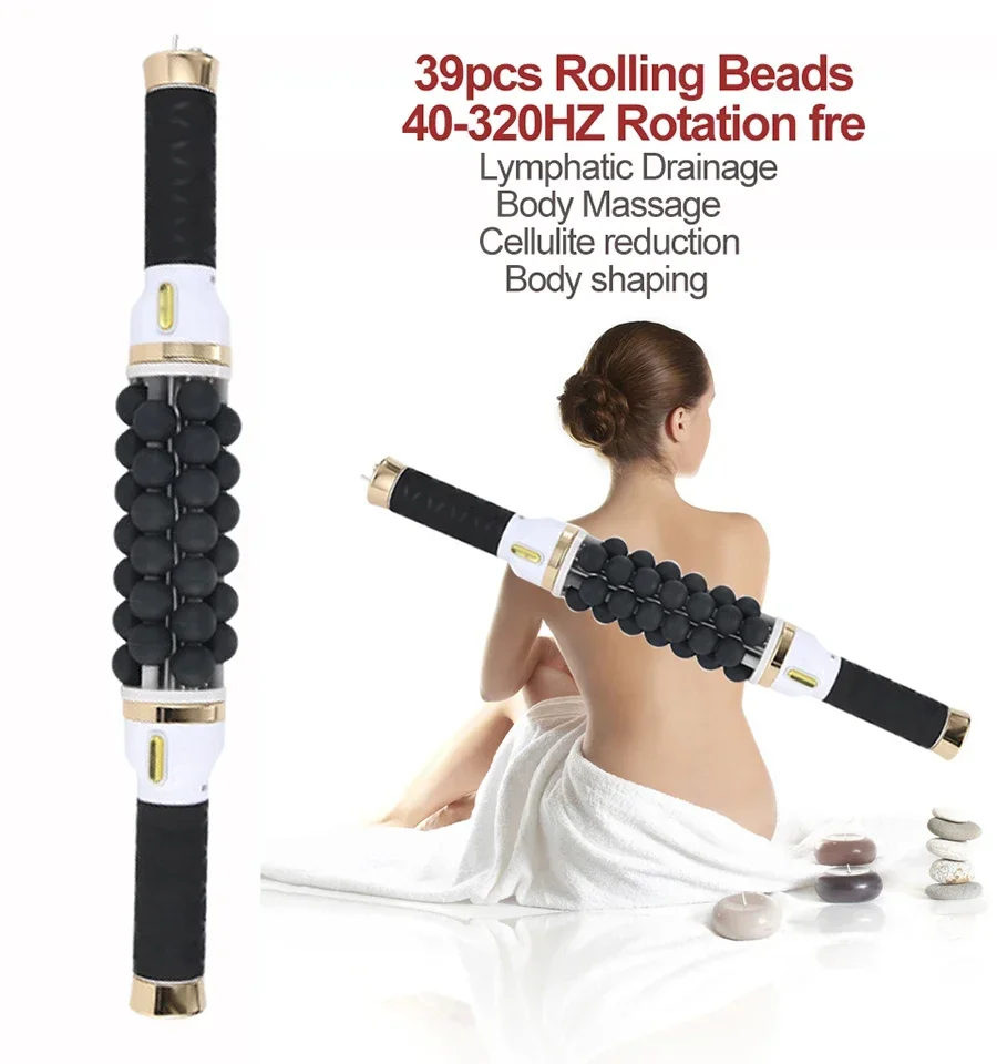 

New Fitness Massage Machine Roller Massage Cellulite Reduce Lymphatic Drainage Ball Tube Treatment Body Shaping Machine