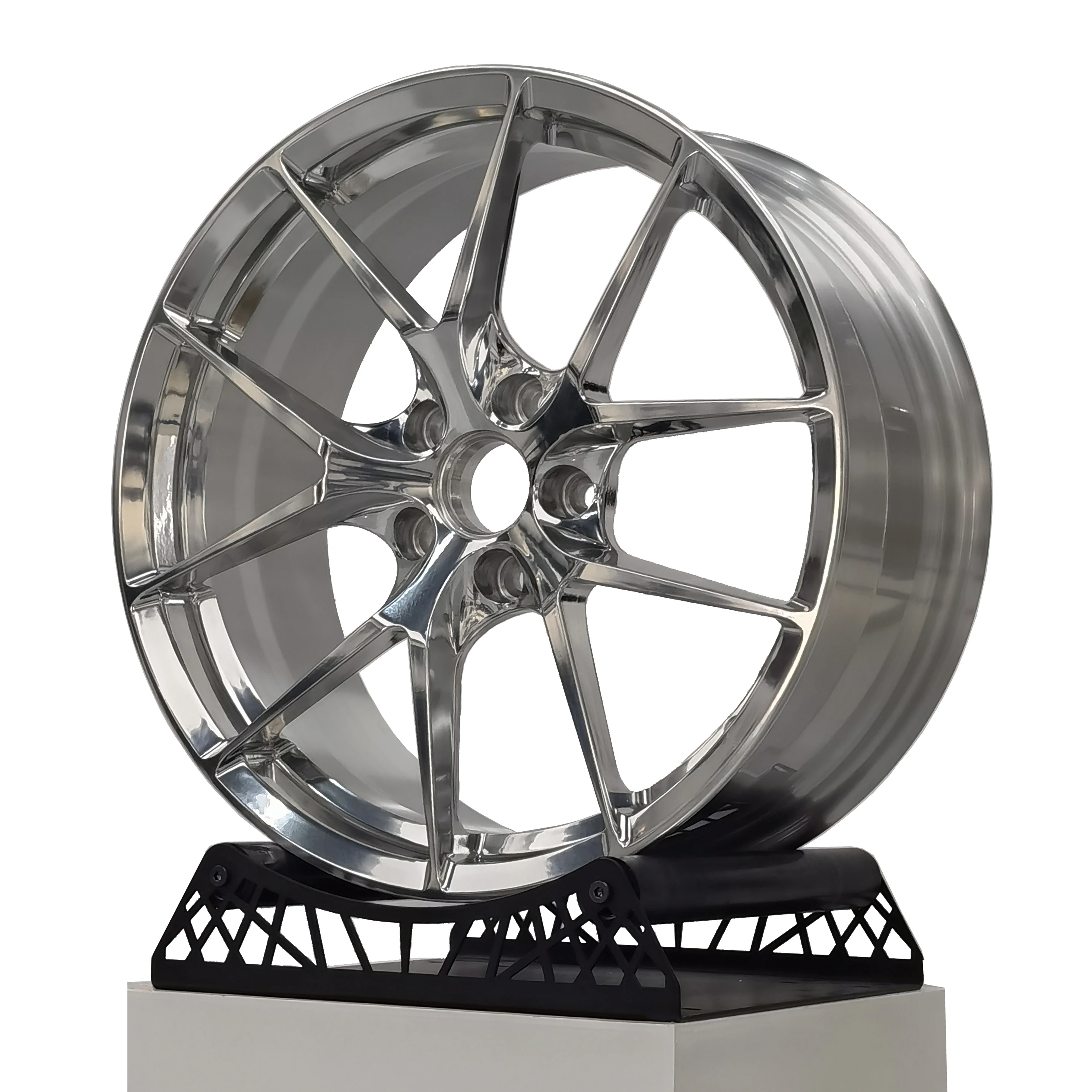 Hot Sales VS-5RS Forged Wheel 18 19 20 21 22 23 24 Inch Polished Silver Car Wheels Rims for / F30 M2 F87 Corvette / Cor view 2
