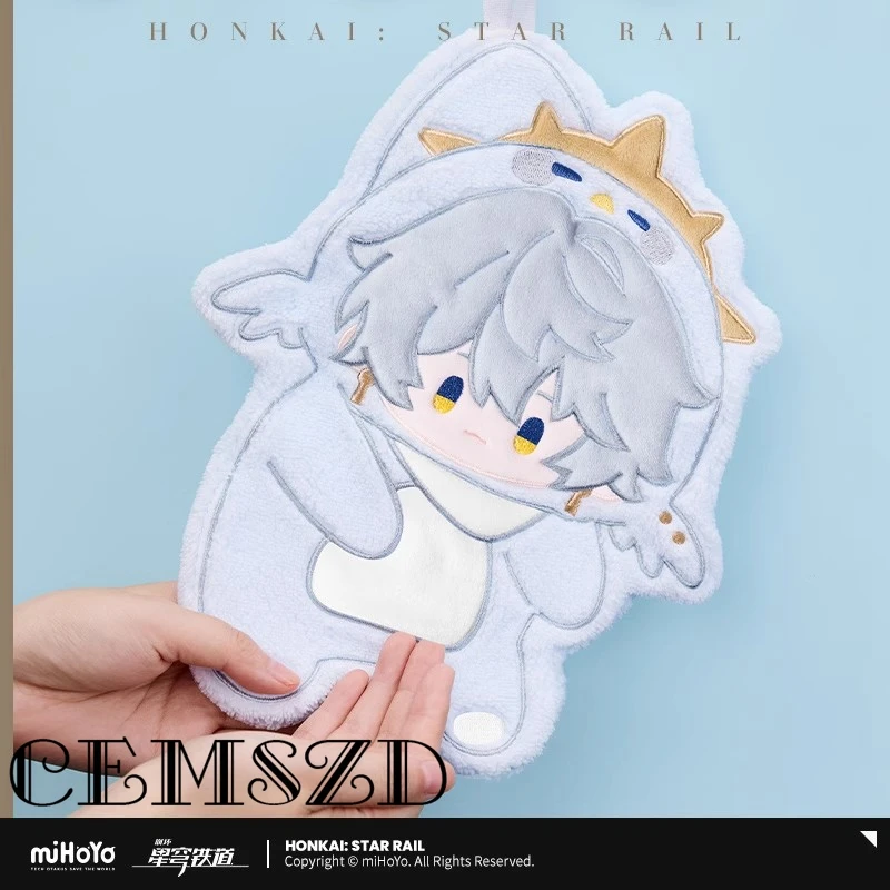 [حقيقي] دانهنغ منشفة اليد لعبة هونكاي ستار السكك الحديدية تأثيري جينغ يوان منشفة معلقة أنيمي الكرتون اكسسوارات الدعائم هدية الهالوين