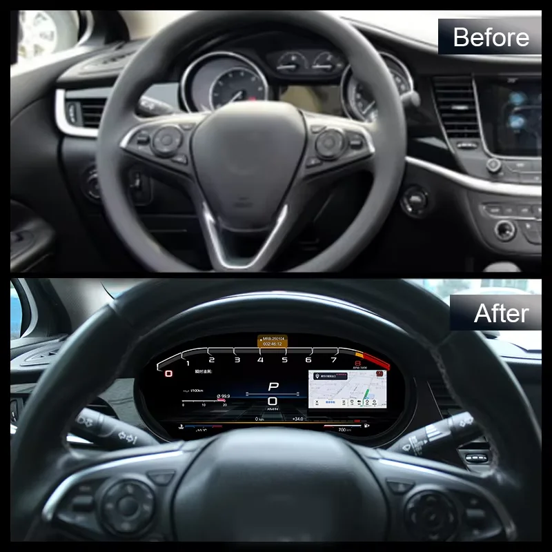 12.3'' Instrument Panel Car For Buick Verano 2015-2022 For Opel Astra J 2015-2019 Instrument Cluster Virtual Cockpit dashboard