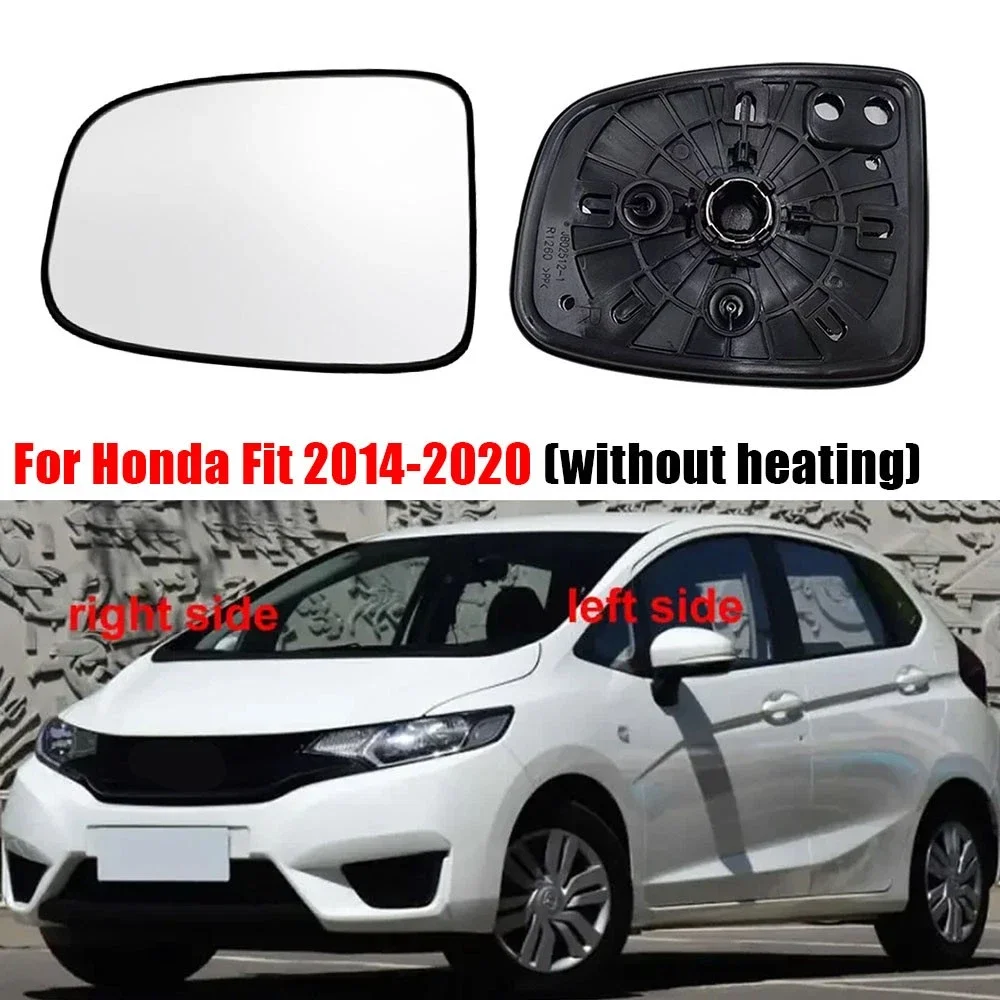 For Honda Jazz City Fit 2014-2020 1x Left Right Side Rear View Lens Split Mirror Door Glass Rearview Accessories Replacement