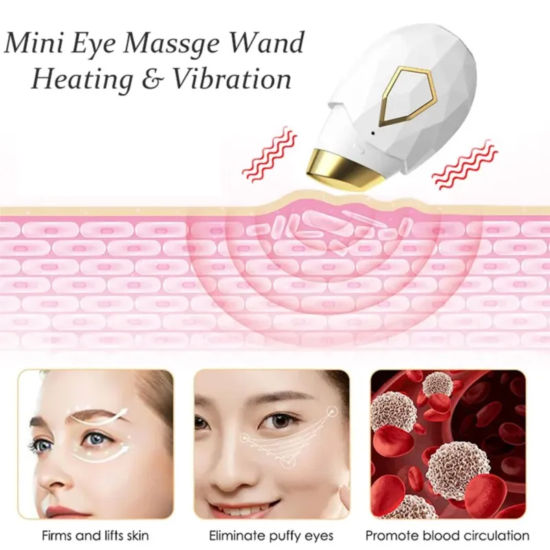 Beauty Eye Care Massage Pen Eye Cream Introduction Instrument Electric Heating Eye Beauty Anti wrinkle Eye Massage