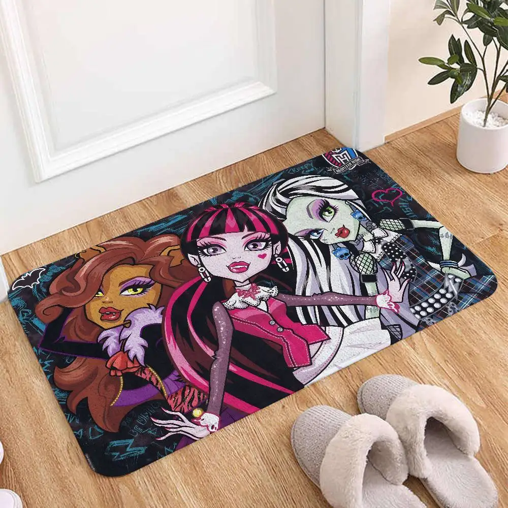 Anime-E-MonsterS Floor Mats Home Laundry Rug Carpet For Living Room Decor Lounge Area Anti-slip Foot Mat Entrance Doormat view 3