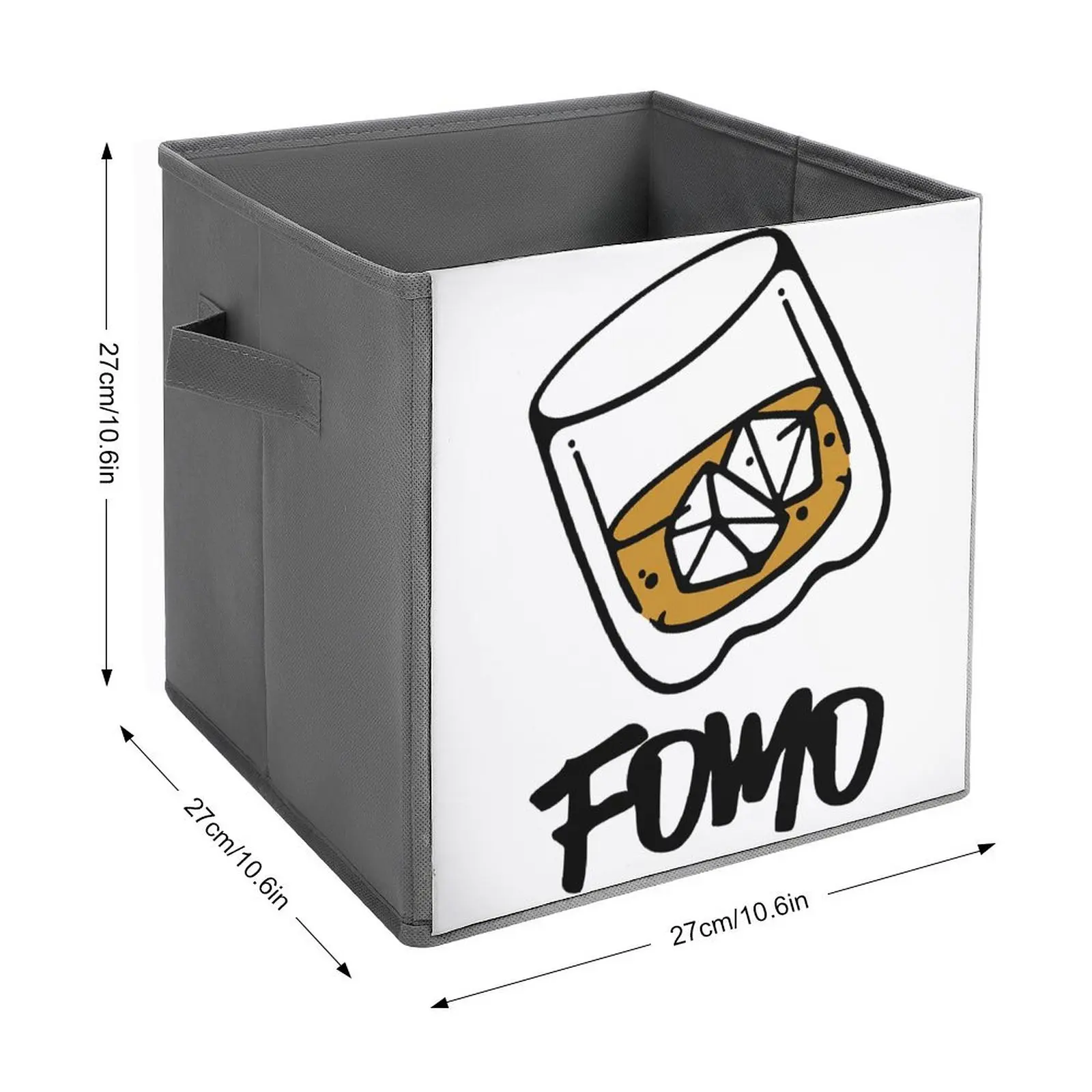 FOMO O Clock Classic Storage Tank  Folding Storage Box Dust Proof Storage of Pet Toys And Great to The Touch Convenient Classic