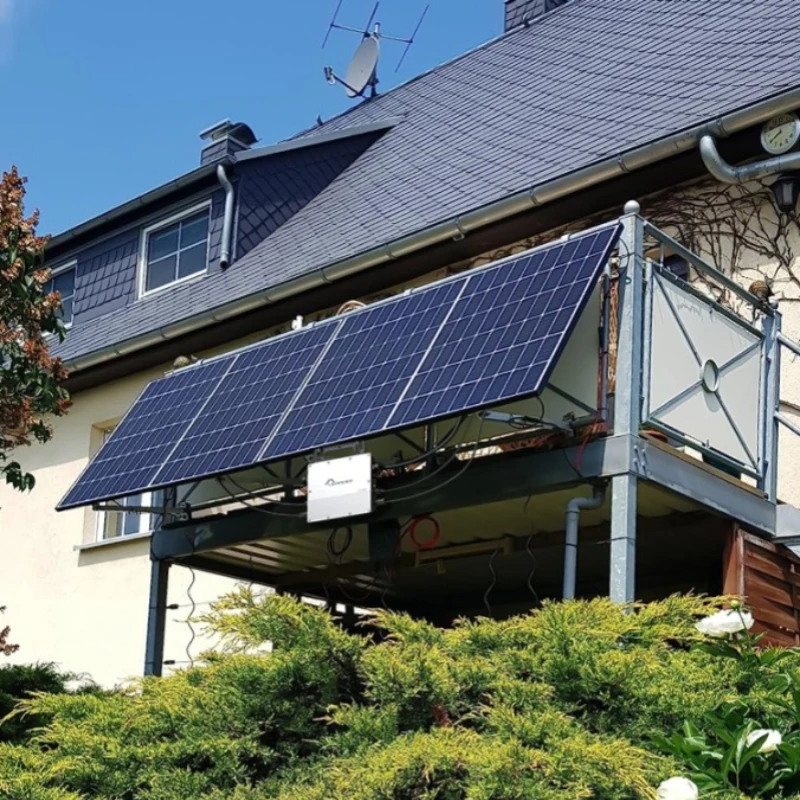 Factory Direct Plug and Play Balcony Solar System, Built-in MPPT Controller Adjustable PV Panel Kit Cost Effective
