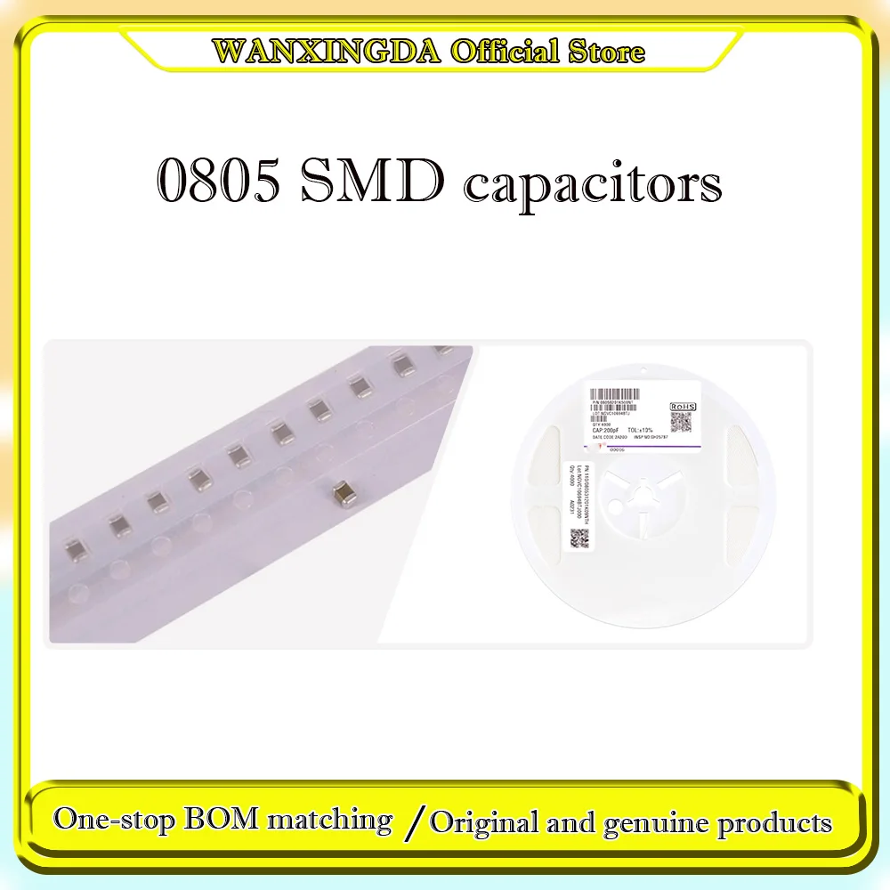 

0805 SMD 100Pcs 4000Pcs 10nF 15nF 22nF 33nF 36nF 47nF 68nF 82nF 100nF 220nF 470nF