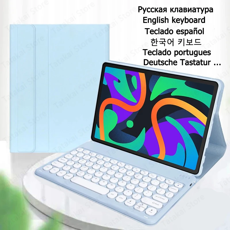 

Клавиатура для планшета Lenovo Xiaoxin Pad 2024, чехол TB330FU TB331FC для Lenovo Tab M11 Xiaoxin Pad 2024, английская и Корейская клавиатура