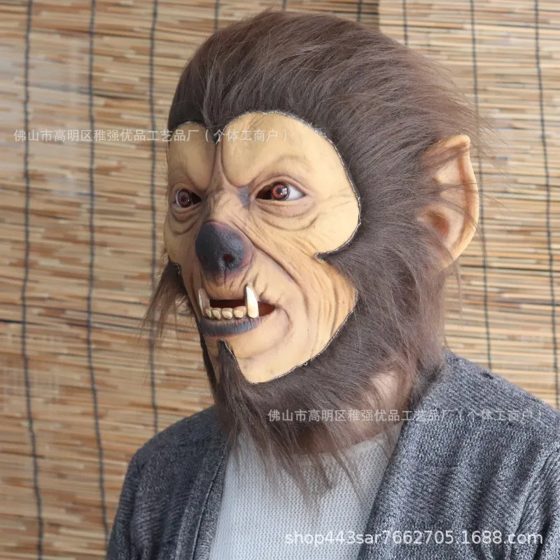 2025 Halloween Horror Monster Mask Funny Party Dress Up Orangutan Monkey Cosplay Accessories