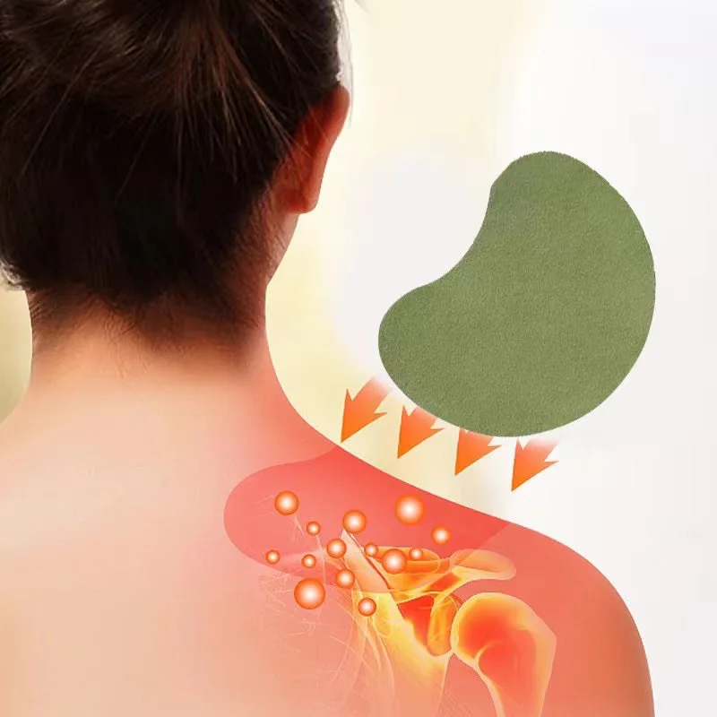 10/30 hojas de tela no tejida, pegatinas de ajenjo para hombros, parches para aliviar los músculos, parche de lactancia para Fitness, almohadilla térmica para Yoga