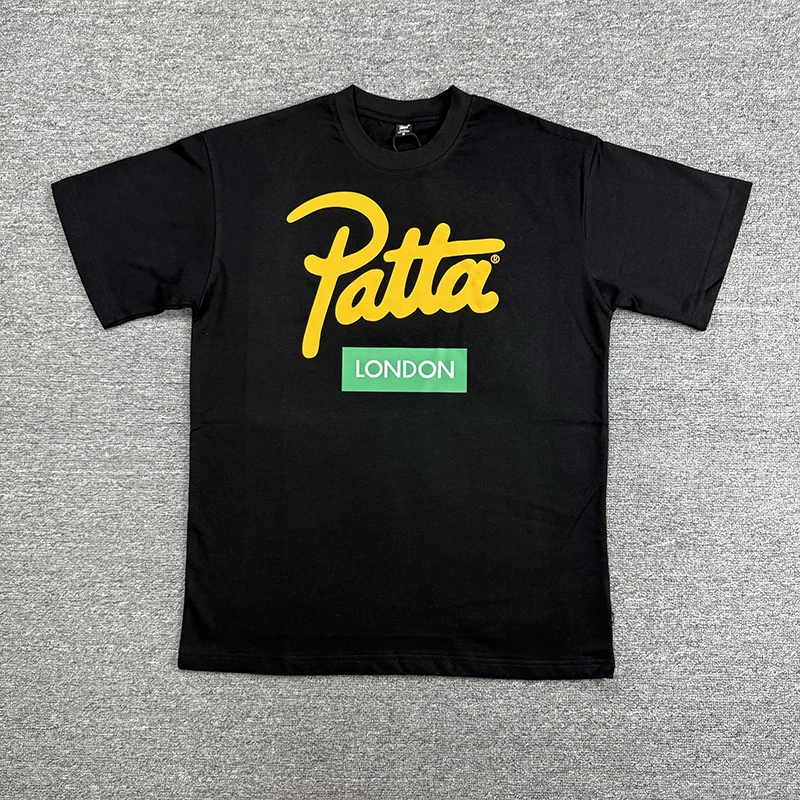 PATTA Short Sleeve t shirt Letter Print 2026 Summer Loose Breathable Cotton Top Street Men Casual Patta T-shirt view 4