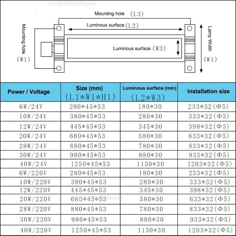 IP 67 Waterproof LED CNC Machine Tool Light Explosion-proof Oil-proof Workshop Working Lamp Long Milling lathe lamp 24/36/220V