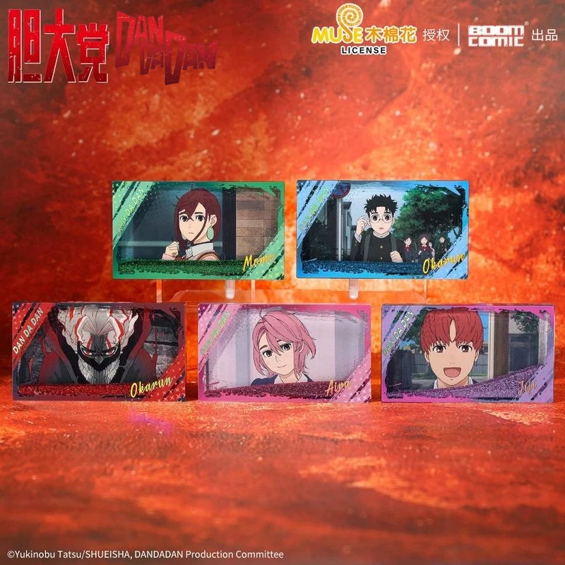 

Подлинная акриловая кирпич аниме DANDADAN Ayase Momo Takakura Ken OKARUN Shiratori Aira Jiji, официальная коллекционная игровая карта, игрушка для хобби