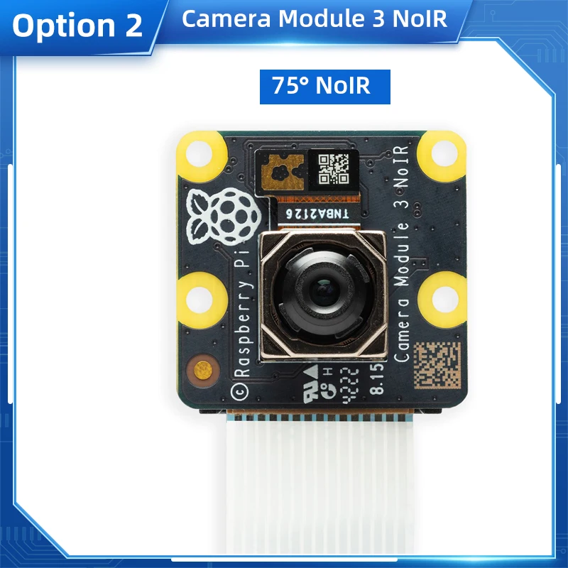 Raspberry Pi Kameramodul 3 IMX708 Autofokus 75 ° /120 ° FOV Hochdetaillierte optionale optionale NoIR-Version für Pi 4B 3B+ 3B