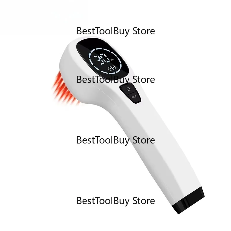 Cold Laser Red Light Therapy Physiotherapy Massager Adjustable Time 15-60 Minutes Dual Wavelength 808nm/650nm