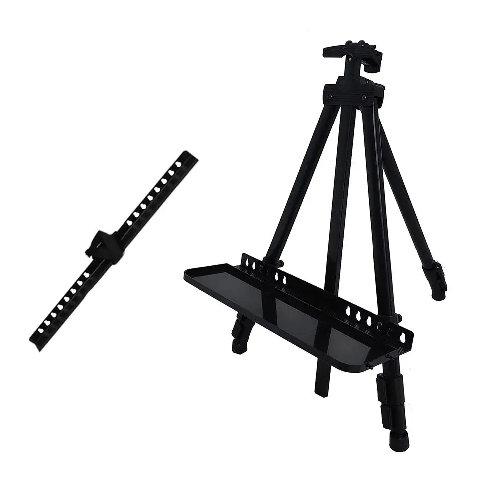 Adjustable Sketching Easel Triangle Aluminum Alloy Display Stand Tool Shelf Installation Free Travel Easel Art Exhibition view 4