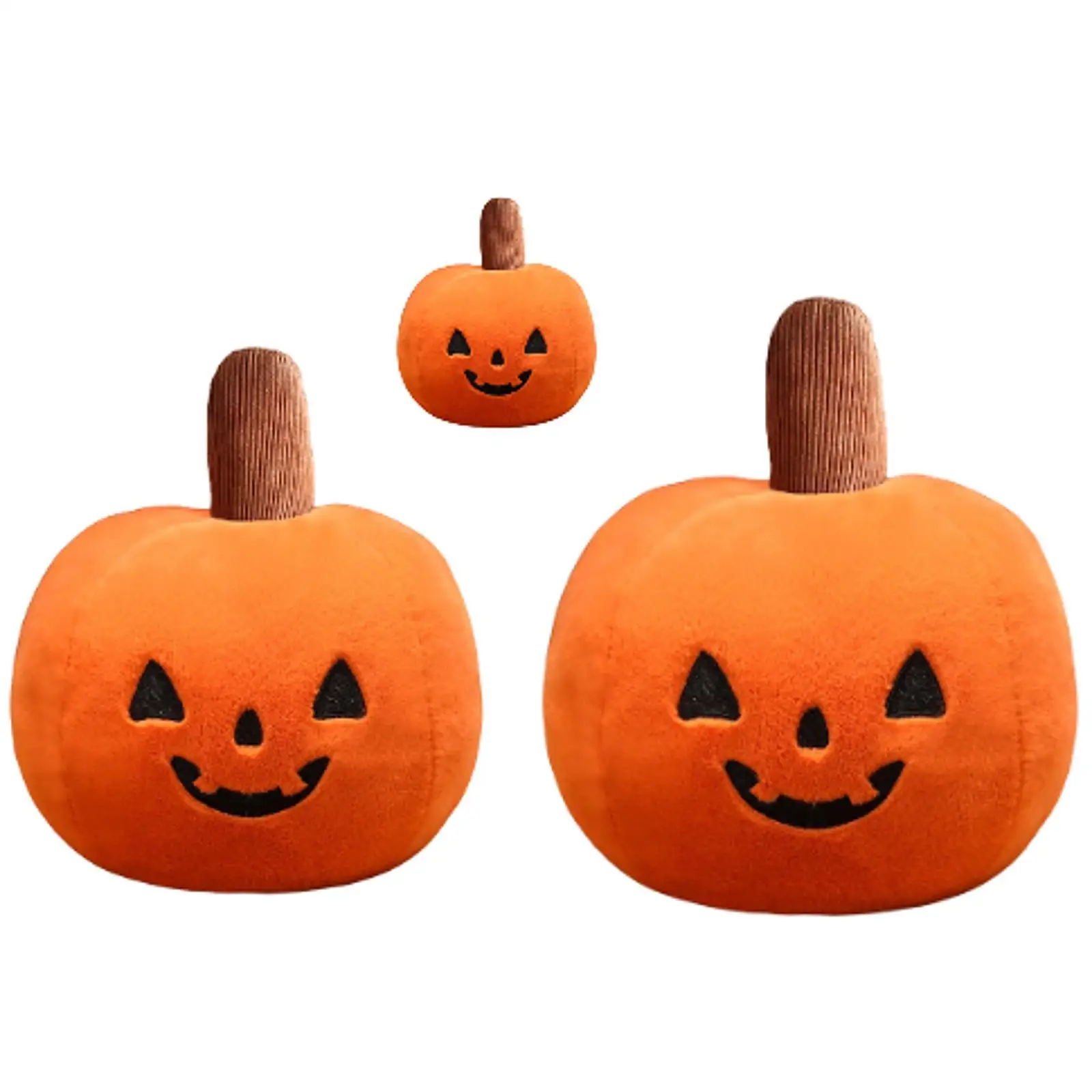 Almohada de calabaza de Halloween, adorno esponjoso, juguete de peluche para fiesta, hogar, niños