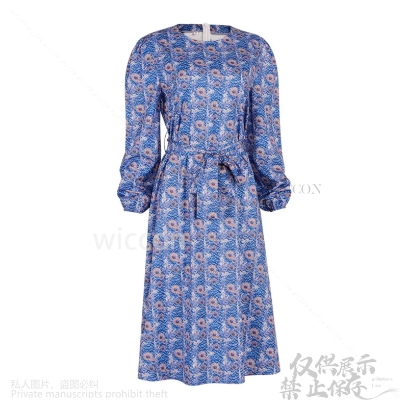 2024 New Movie Beetl 2 Customized Astrid  Dress Floral Dress Cos Girls Lolita Skirt Roleplay Fantasia Outfits Female Wigs