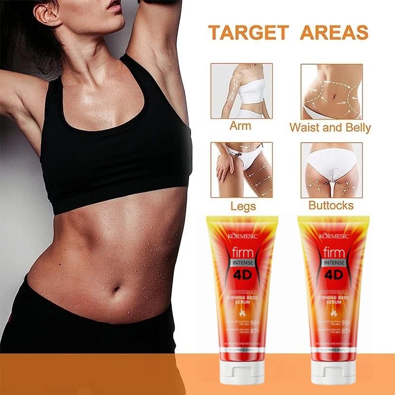 Suero Corporal Reafirmante 4D de 100 g, Rico en Extracto de Agave y Extracto de Centella Asiática, Mejora la Elasticidad de la Piel, Fortalece la Barrera Cutánea, Alivia las Molestias Post-Entrenamiento, Hidrata la Pie