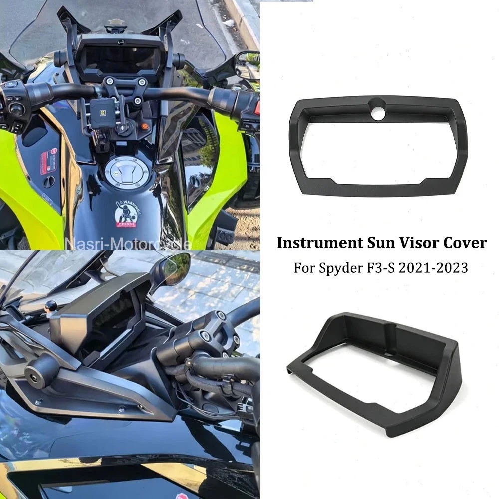 for-can-am-spyder-f3-s-motorcycle-instrument-dashboard-sun-visor-guard-anti-glare-cover-protection