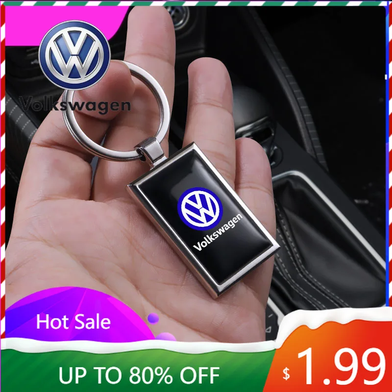 

For VW Volkswagen Jetta MK5 Golf 1Pcs Zinc Alloy Car Keyring Auto Logo Keychain Pendant Decoration For Volkswagen Magotan R-Line