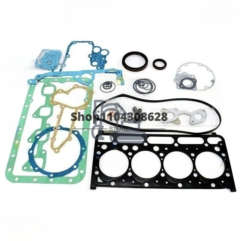 

07916-2950 For Kubota V2203 V2403 Full Gasket Kit+Main Bearing & Rod Bearing 52MM Bobcat 753 763 773 Overhaul Rebuild Kit