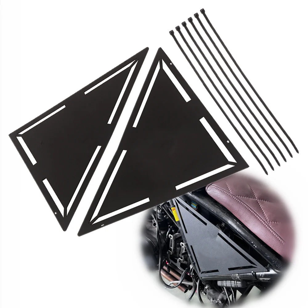 New For BMW K100 K75 K 75/ 100 Cafe Racer Aluminum Side Frame Side Panel Protector Motorcycle Decorative Protective Cover