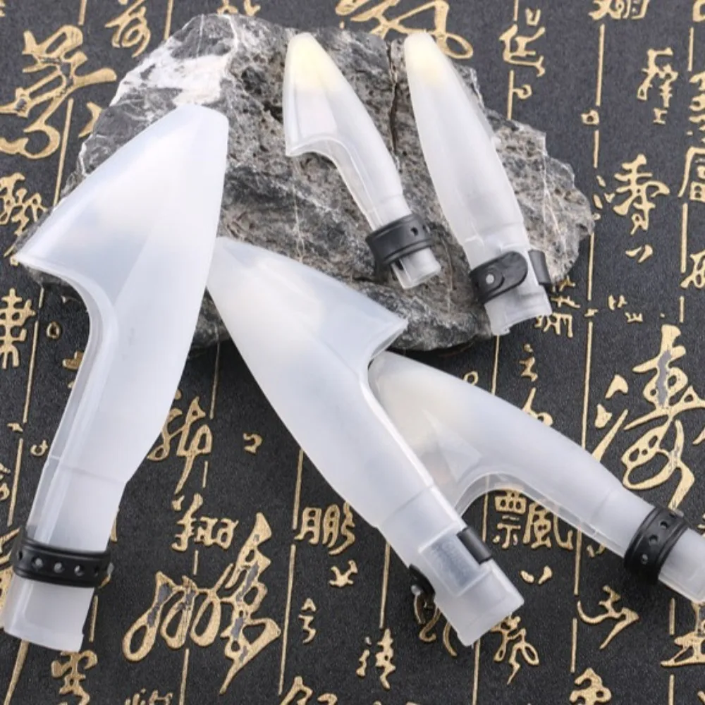 

5pcs New HT09 Fishing Rod Cap Protectors Cover Pole Protection Caps Plastic 5 Size Sea Rod Hat