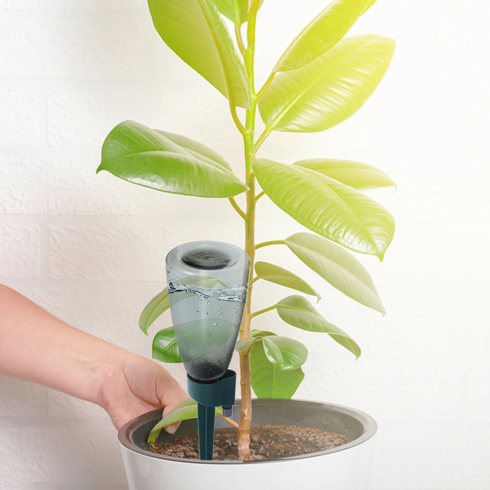 

4 Pcs Automatic Plant Watering System Self Watering Devices Adjustable Flow Rate Hydroponic Plant Care