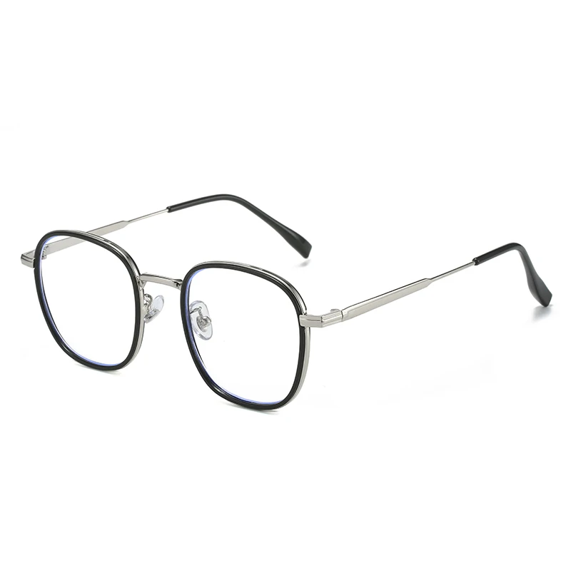 Blue Light Blocking Oval Prescription Glasses For The Nearsighted Women Student Single Lens Myopia Spectacles 0 -0.5 -1.0 To -6