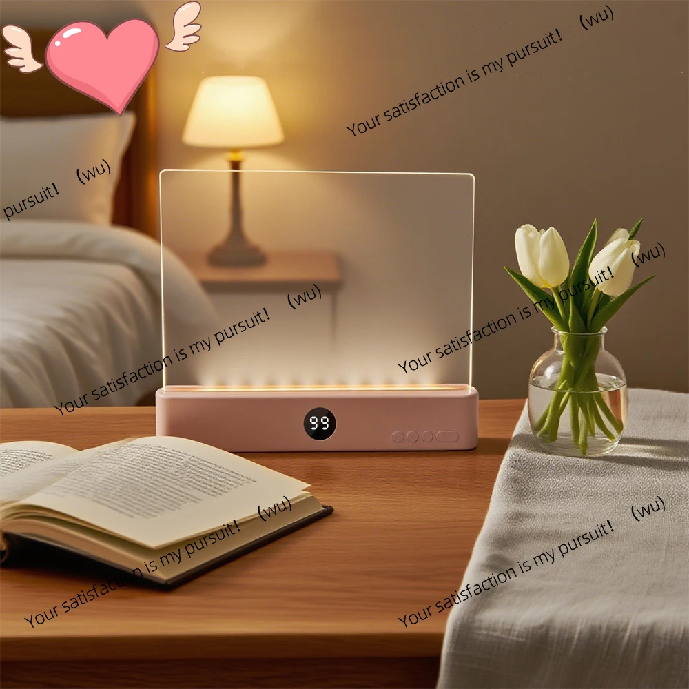LED flat book light, night vision reading, rechargeable