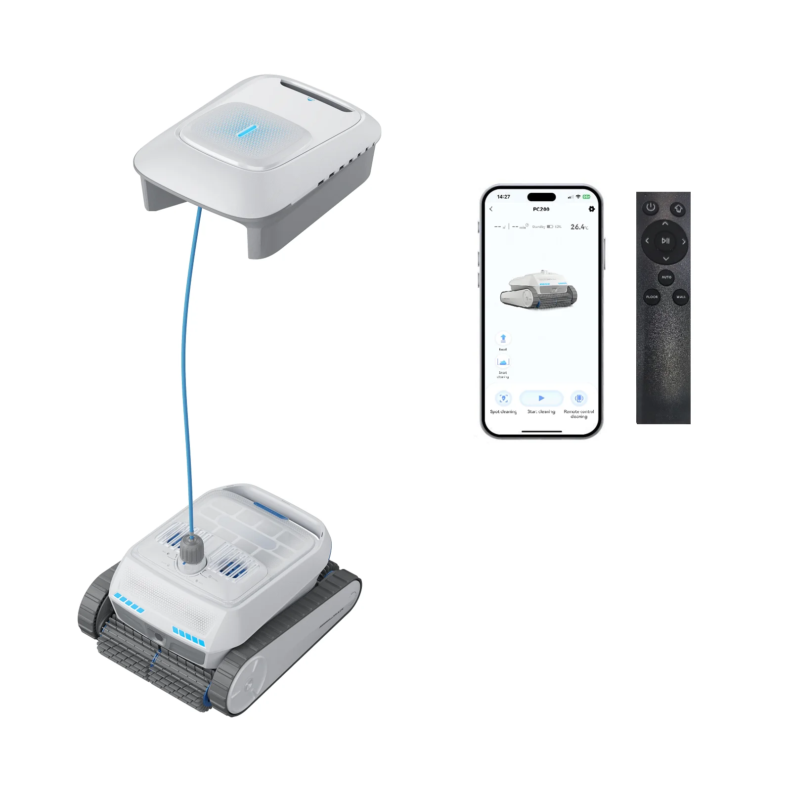 AIRROBO Wireless APP Вакуумный робот-пылесос для бассейна Беспроводной робот для плавания Автоматический интеллектуальный инструмент для чистки бассейна Очистители для бассейна