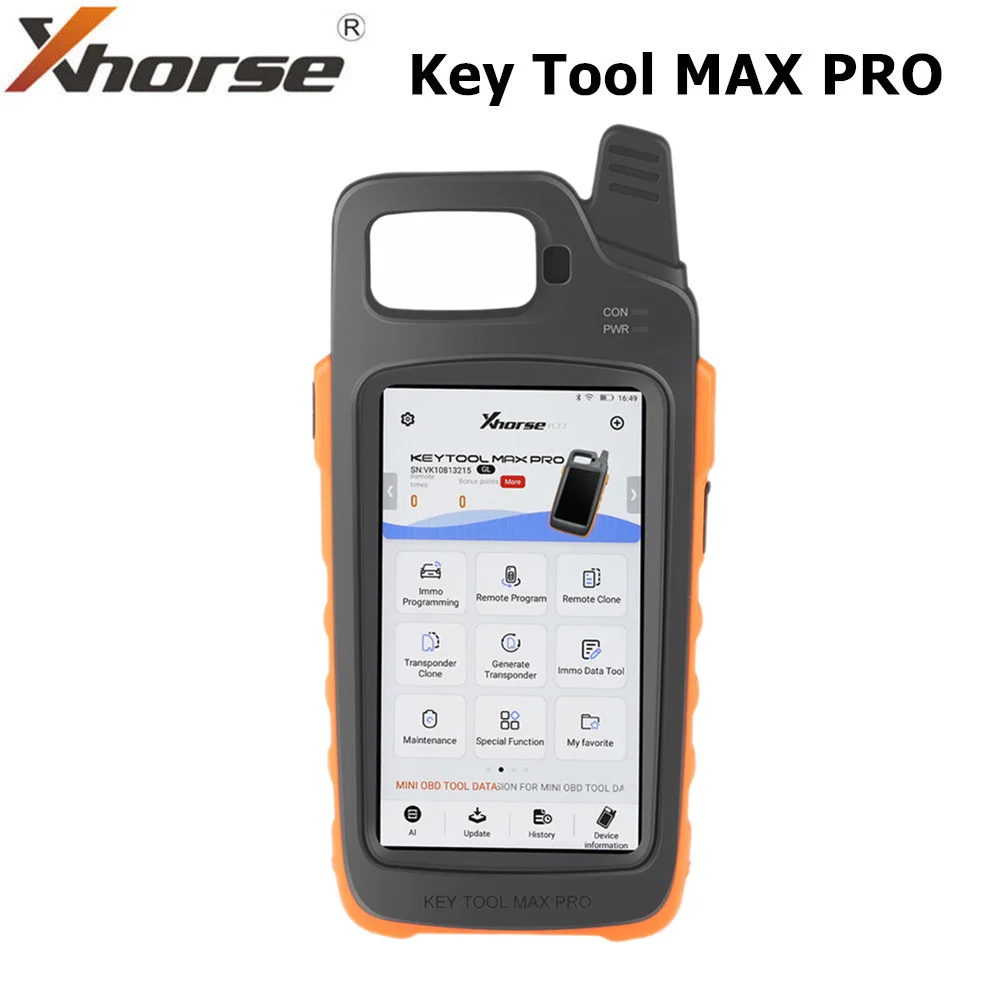 Xhorse VVDI Key Tool Max PRO Combines Key Tool Max and Mini OBD Tool Functions Adds Voltage and Leakage Current Functions