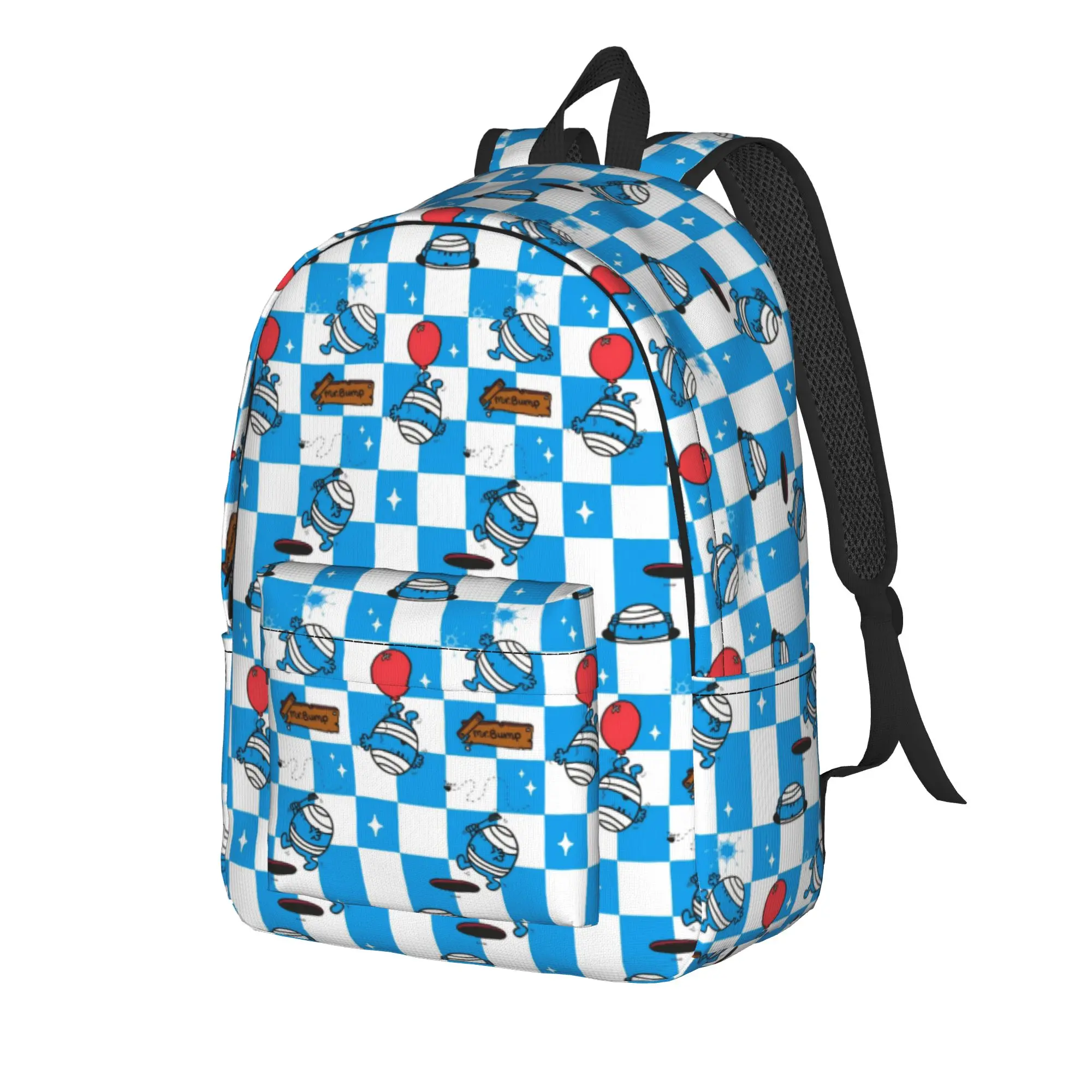 M-Mr M-Men L-Little M-Miss Backpack for Men Women Cool High School Business Daypack Humour College Canvas Bags with Pocket
