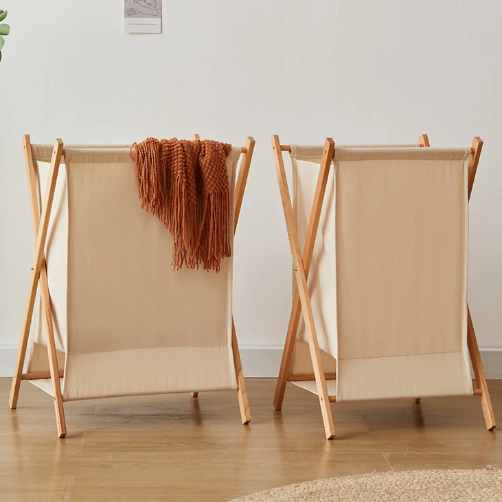 Dirty Clothes Basket Foldable Storage Basket Japanese Laundry Fabric Art Bedroom Toilet Box Organization Practical