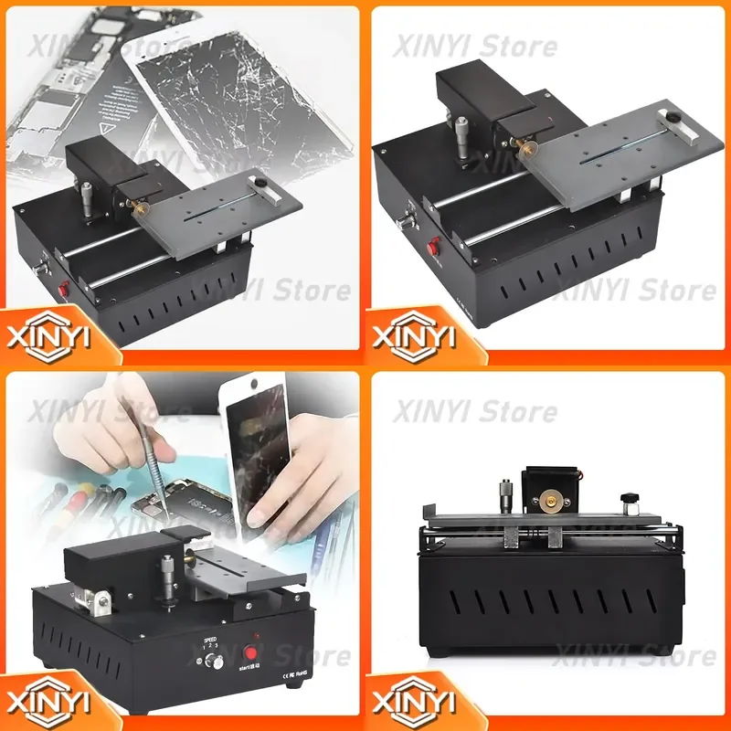 for Samsung Edge for iPhone for Huawei Adjustable LCD Screen Cutting Machine Curved Flat Glass Separating Repair Tool