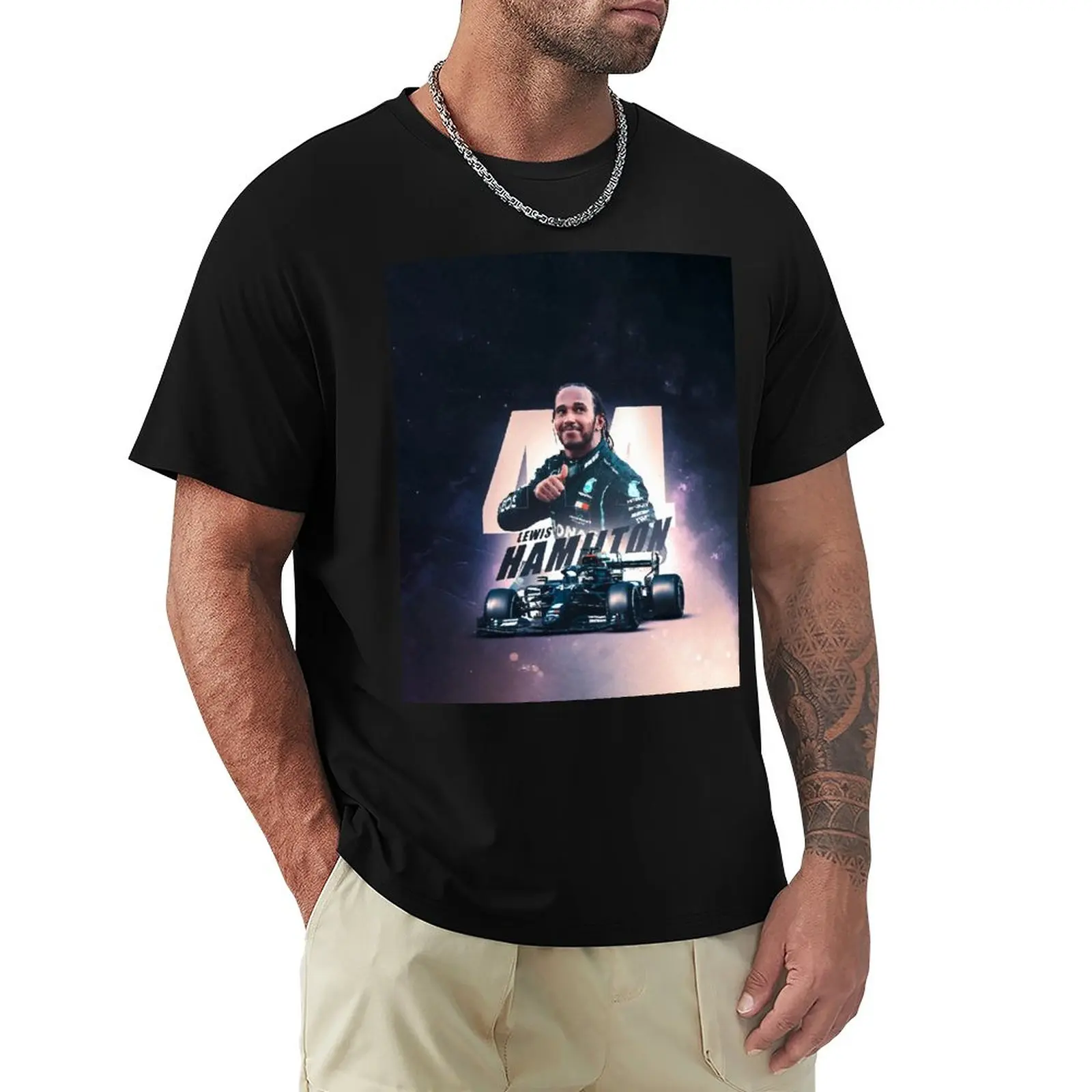 Lewis Hamilton_F1Champion - 2023 T-Shirt man clothes cute tops Anime t-shirt blondie t shirt men workout shirt