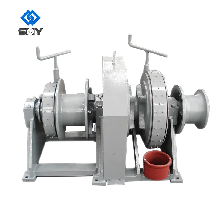 High Quality Double Drum Winch 15 Ton Hydraulic Winch And 220V Motor Mine Winch 25 Ton 35 Ton