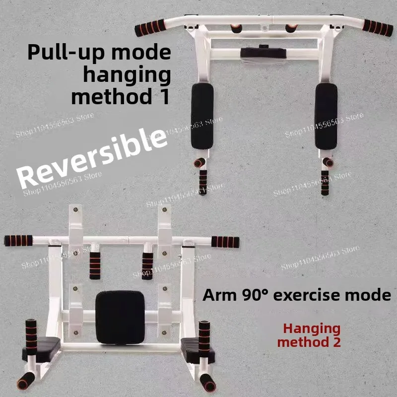 Wall Mounted Pull Up Bar, Heavy Duty Chin Up Bar, Fitness Training Equipment, Home Gym Workout, Horizontal Bar, Core Strength
