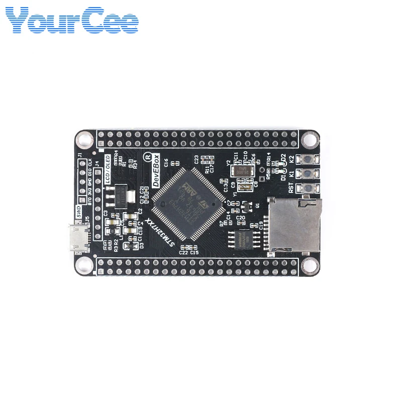 Módulo de placa de desarrollo de Sistema Central, interfaz M7 TFT SPI, 3,3 V con Cable USB, STM32H750VBT6, STM32H743VIT6, STM32, STM32H, STM32H7