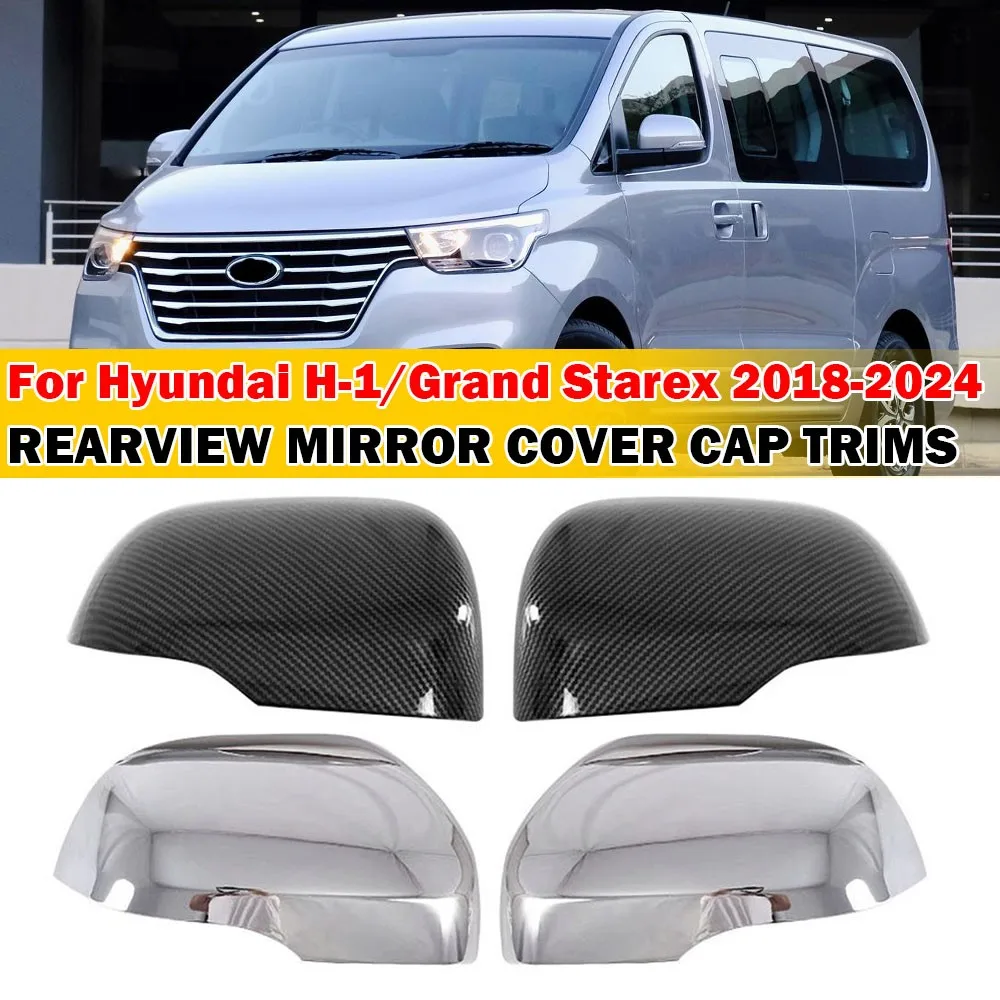 

Для Hyundai H-1 Grand Starex iMAX i800 2018-2024 автомобильная наклейка на боковое зеркало заднего вида, крышка крыла, внешний чехол, аксессуары для отделки
