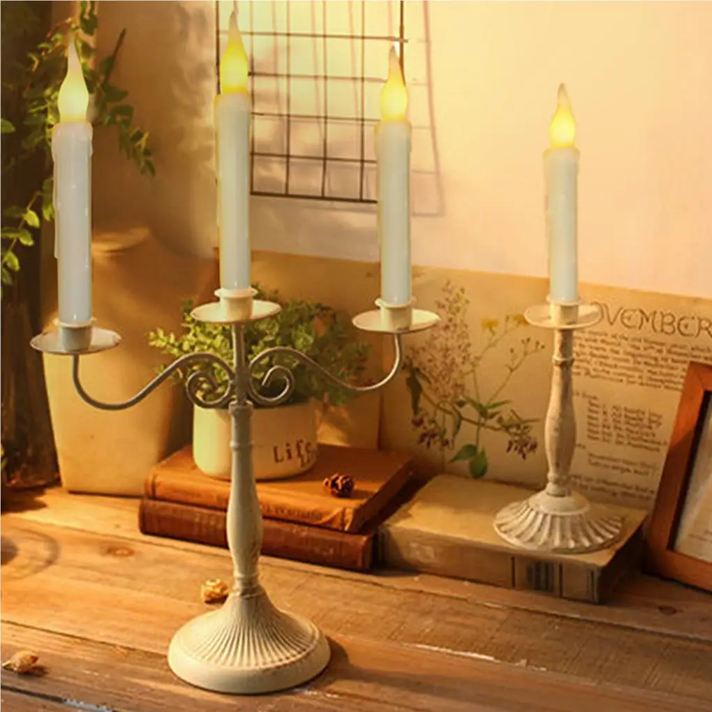 7 個 LED ワイヤレスリモコンキャンドルフレームレスキャンドルライト軽量キャンドルランプ休日パーティー誕生日