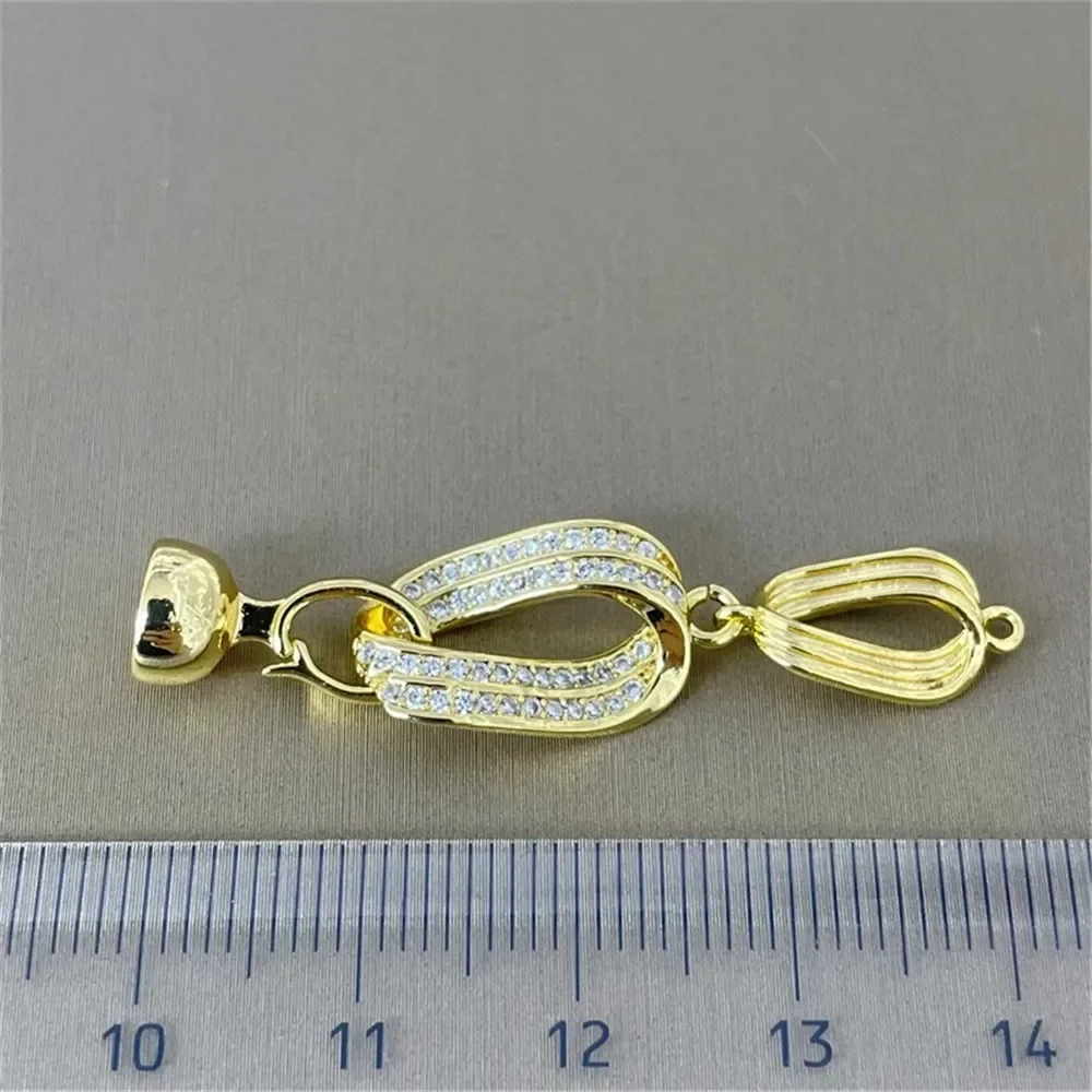 

Findings Women Fashion Beads Pearls Bracelets Metal Clasps Accessories Jewelry Making DIY Golden/Silvery Connector Clasps K056